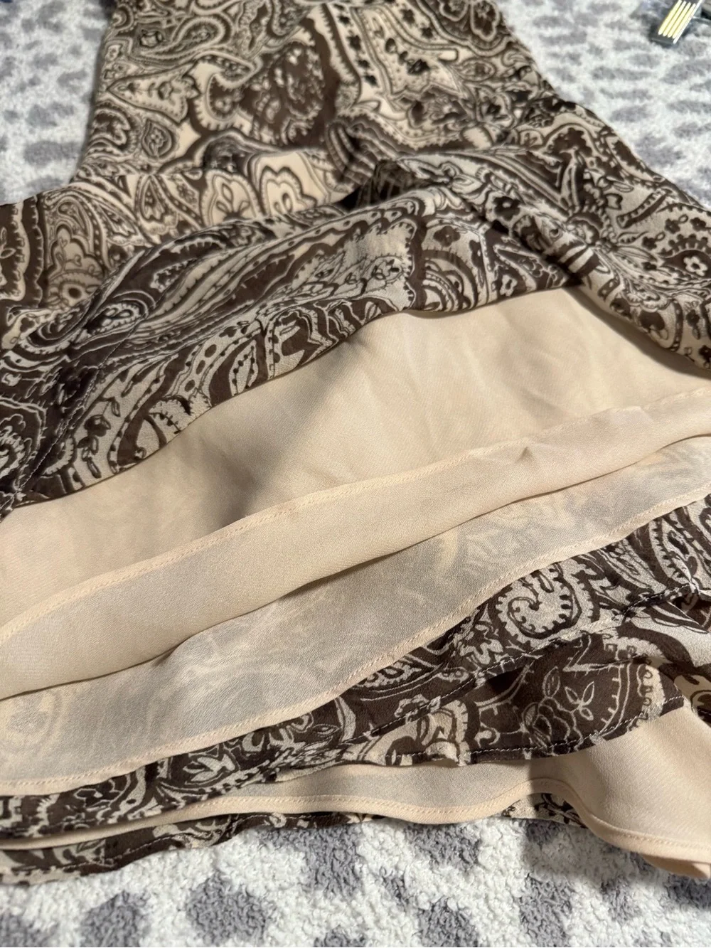 Printed midi skirt - Picture 4 of 4